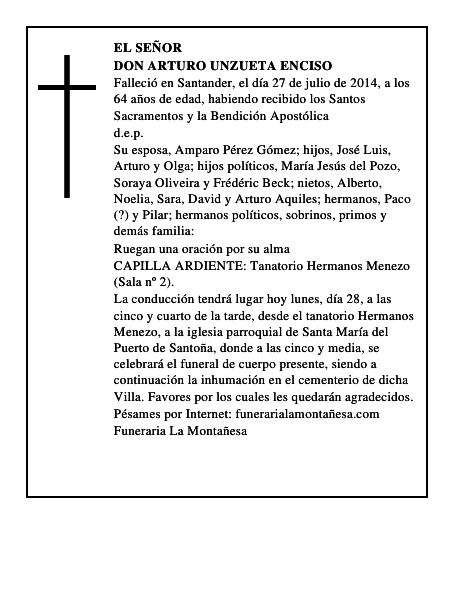 Don Arturo Unzueta Enciso