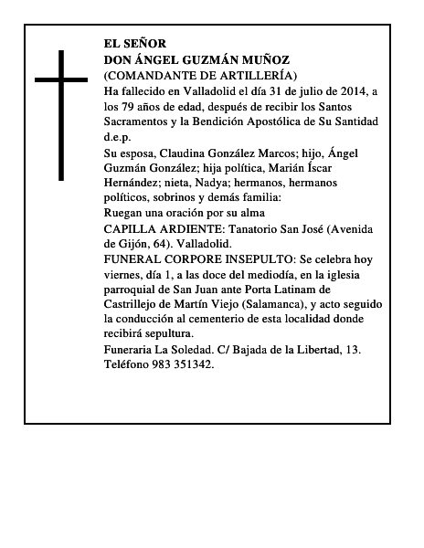 Don Ángel Guzmán Muñoz