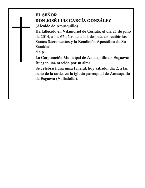 Don José Luis García González