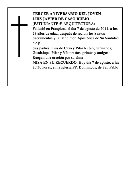 Luis Javier de Caso Rubio