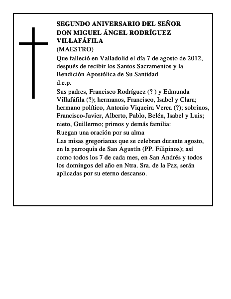 Don Miguel Ángel Rodríguez Villafáfila