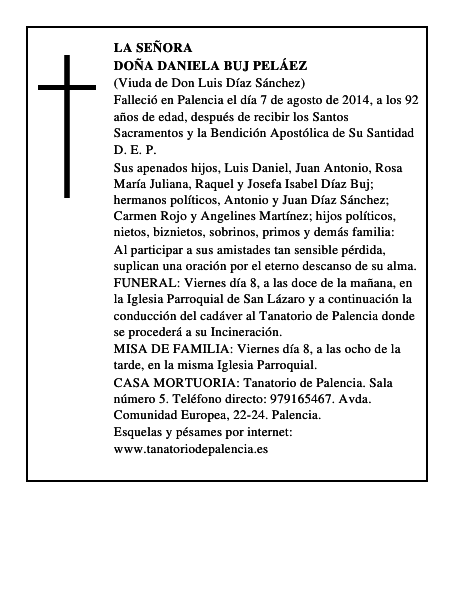 Doña Daniela Buj Peláez