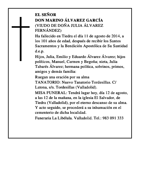 Don Marino Álvarez García