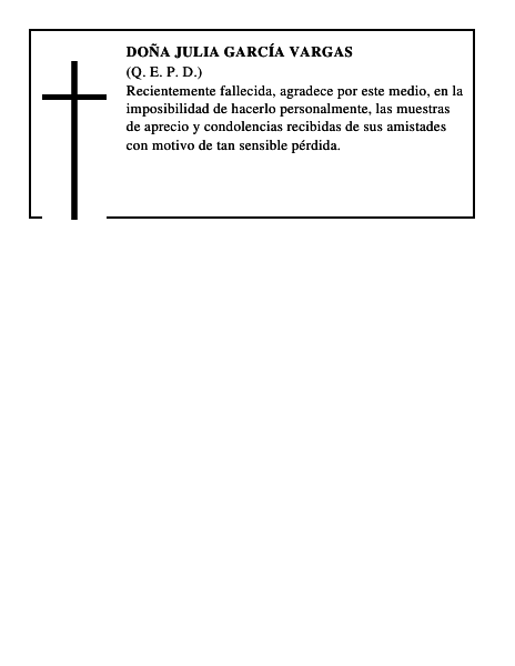 Doña Julia García Vargas