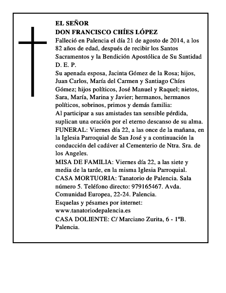 Don Francisco Chíes López