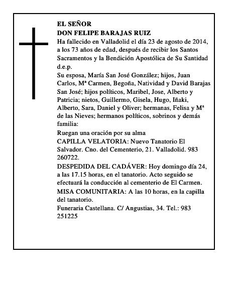 Don Felipe Barajas Ruiz