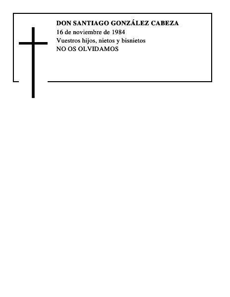 Don Santiago González Cabeza