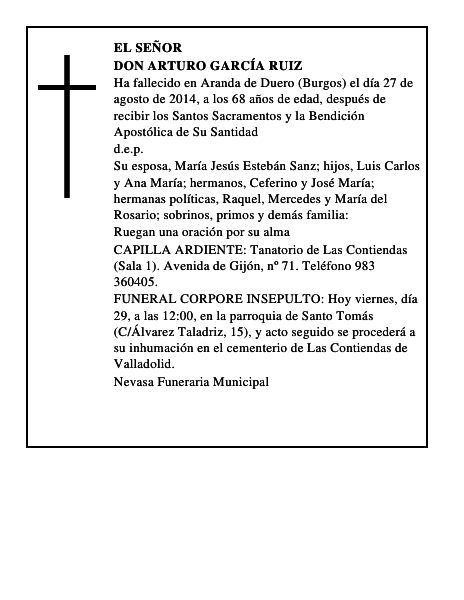 Don Arturo García Ruiz