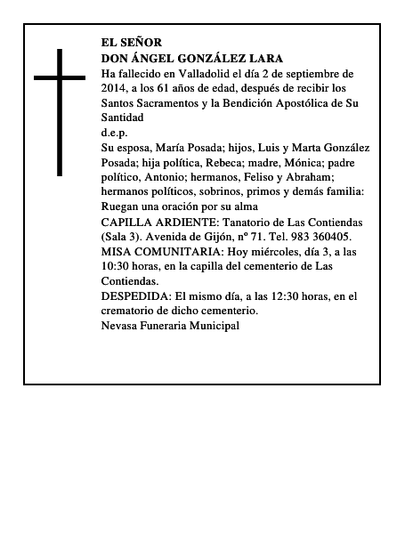 Don Ángel González Lara