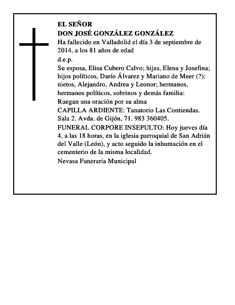 Don José González González