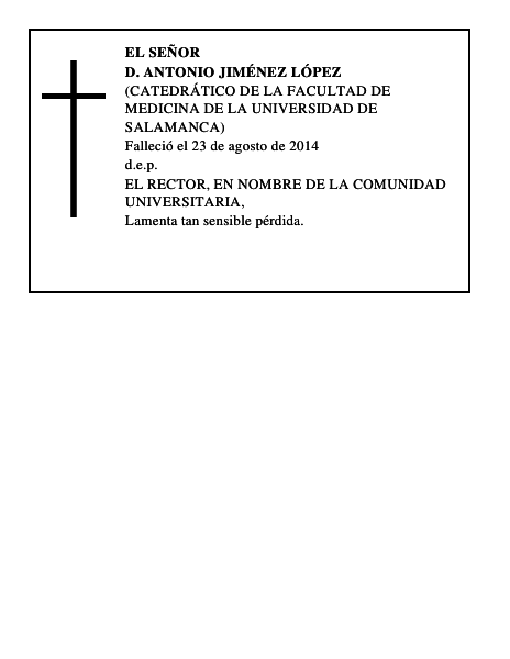 D. Antonio Jiménez López