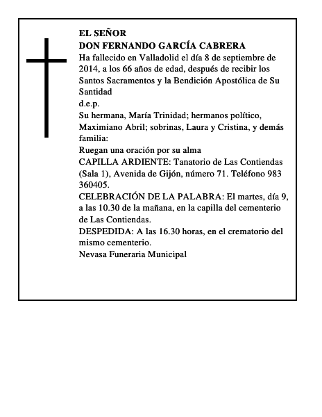 Don Fernando García Cabrera