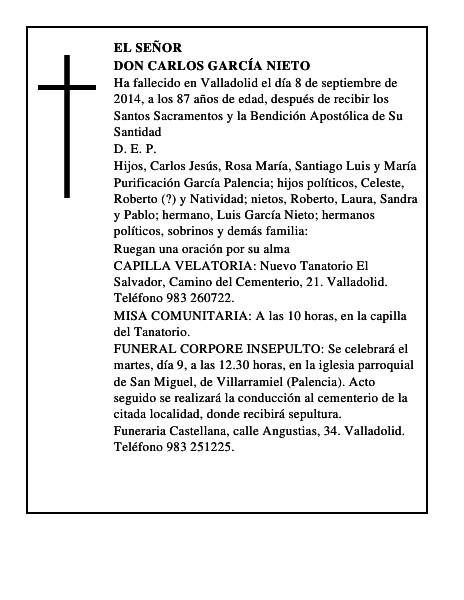 Don Carlos García Nieto