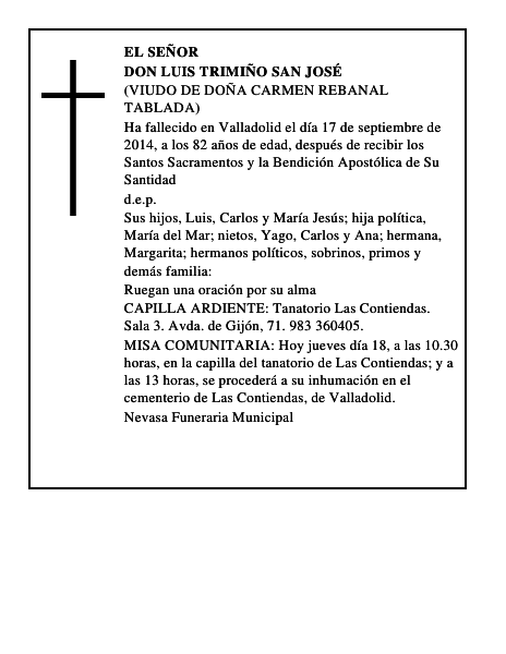 Don Luis Trimiño San José