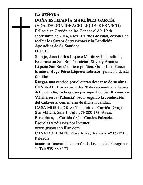 Doña Estefanía Martínez García