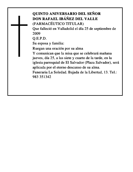 Don Rafael Ibáñez del Valle