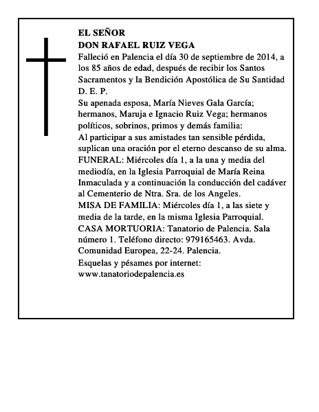 Don Rafael Ruiz Vega