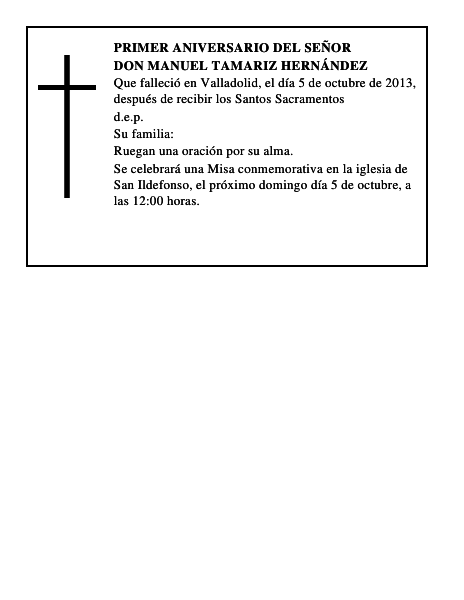 Don Manuel Tamariz Hernández