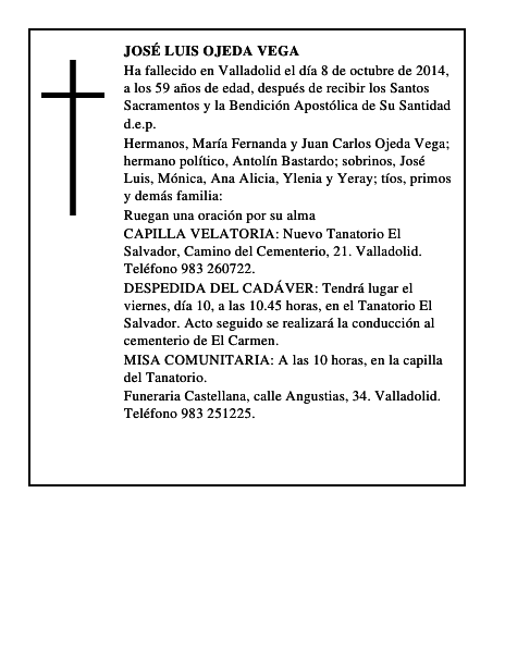 José Luis Ojeda Vega