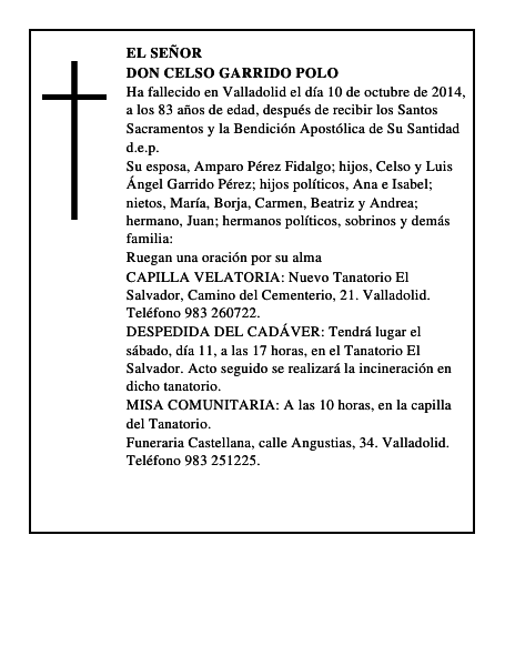 Don Celso Garrido Polo