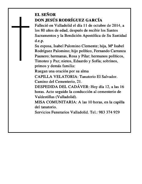 Don Jesús Rodríguez García