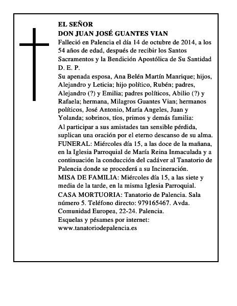 Don Juan José Guantes Vian