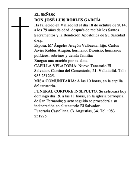 Don José Luis Robles García