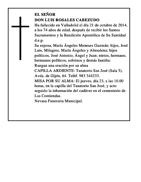 Don Luis Rosales Cabezudo