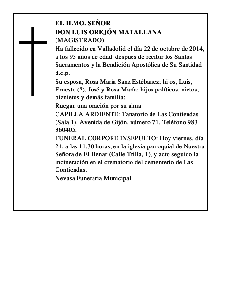 Don Luis Orejón Matallana