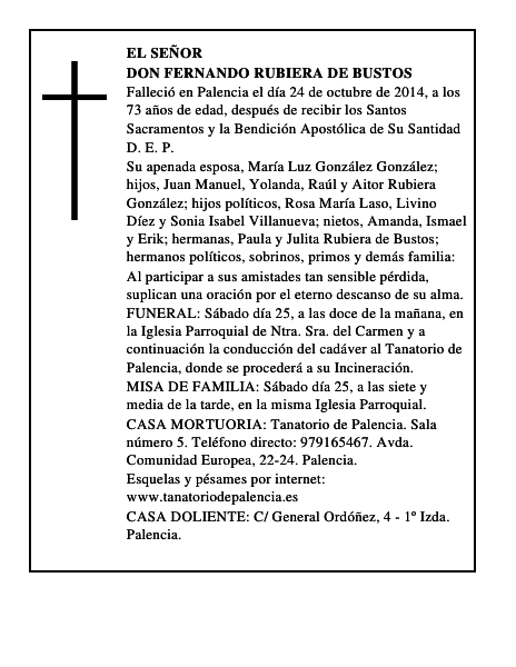 Don Fernando Rubiera de Bustos