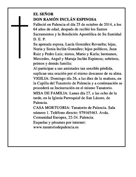 Don Ramón Inclán Espinosa