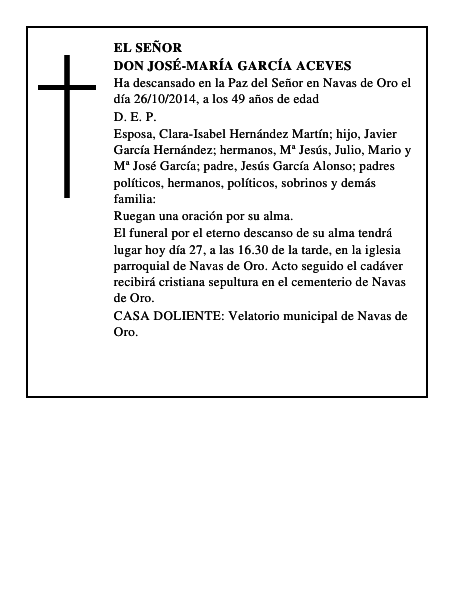 Don José-María García Aceves