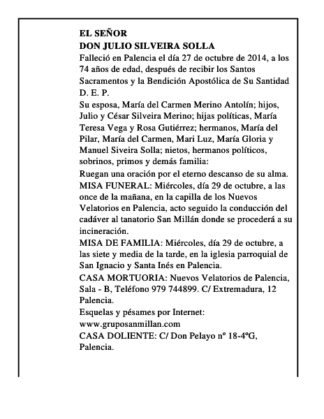 Don Julio Silveira Solla