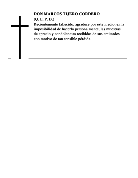 Don Marcos Tijero Cordero