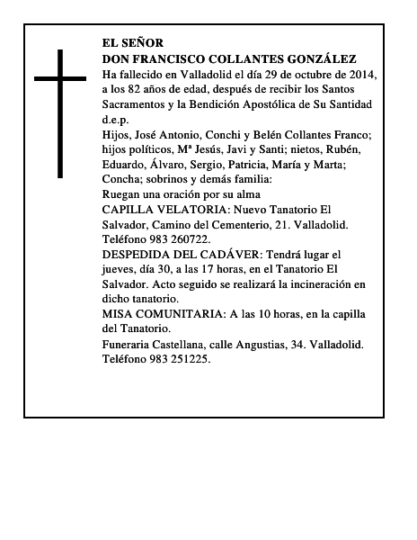 Don Francisco Collantes González