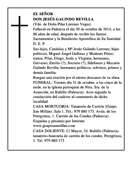 Don Jesús Galindo Revilla