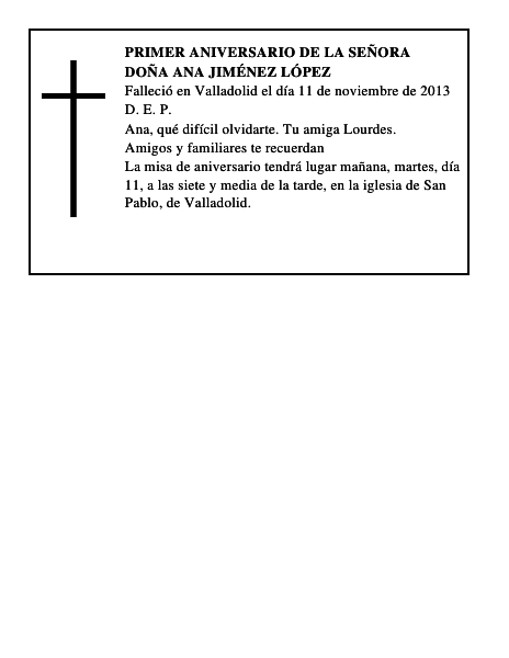 Doña Ana Jiménez López