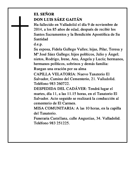 Don Luis Sáez Gaitán