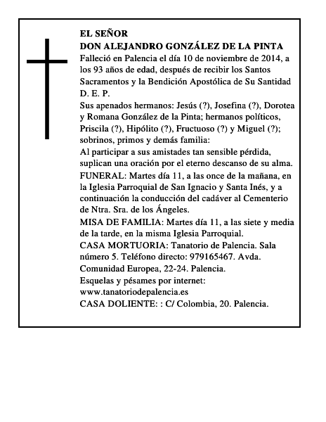 Don Alejandro González de la Pinta