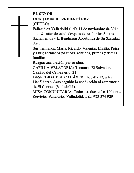 Don Jesús Herrera Pérez
