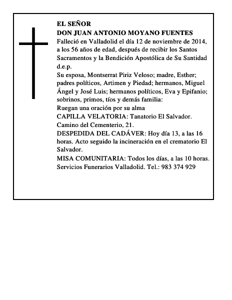 Don Juan Antonio Moyano Fuentes