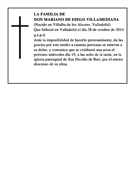 Don Mariano de Diego Villamediana