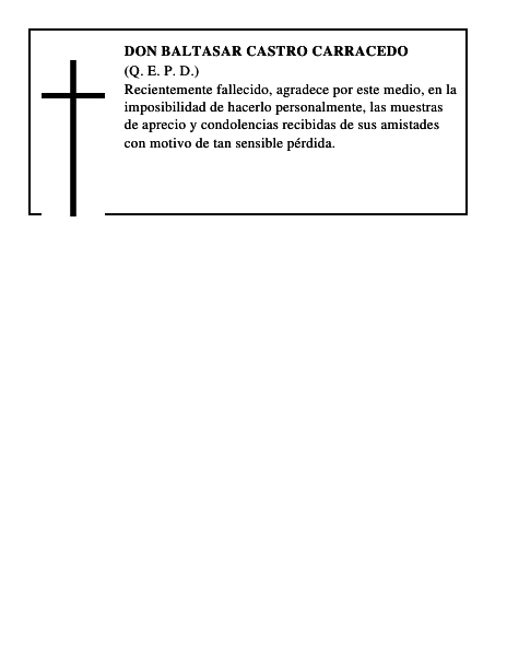 Don Baltasar Castro Carracedo