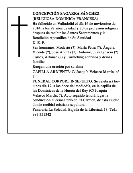 Concepción Sagarra Sánchez