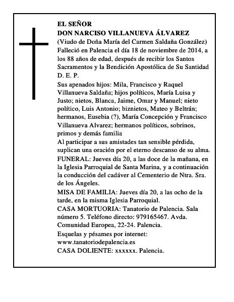 Don Narciso Villanueva Álvarez