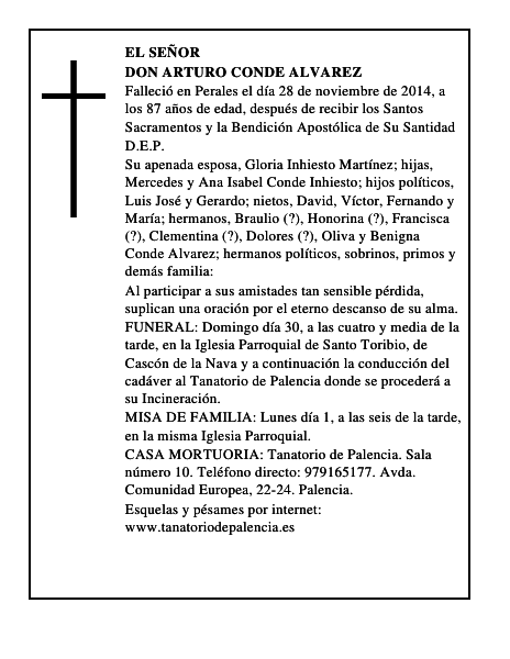Don Arturo Conde Alvarez