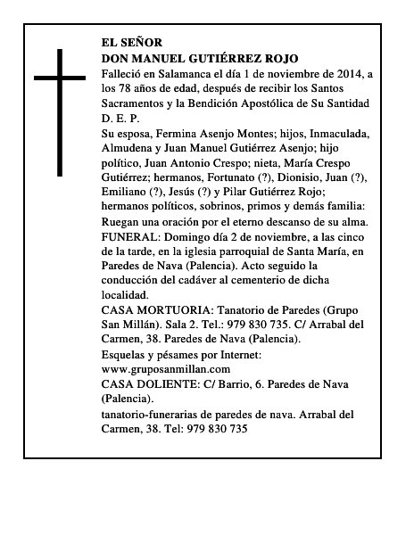 Don Manuel Gutiérrez Rojo