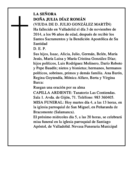 Doña Julia Díaz Román
