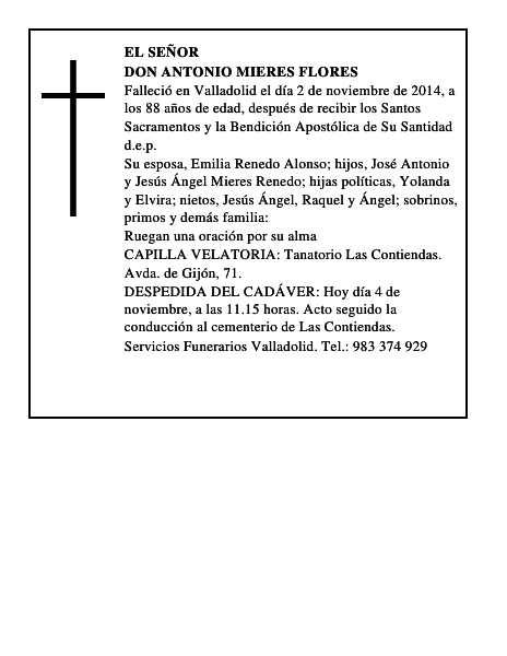 Don Antonio Mieres Flores