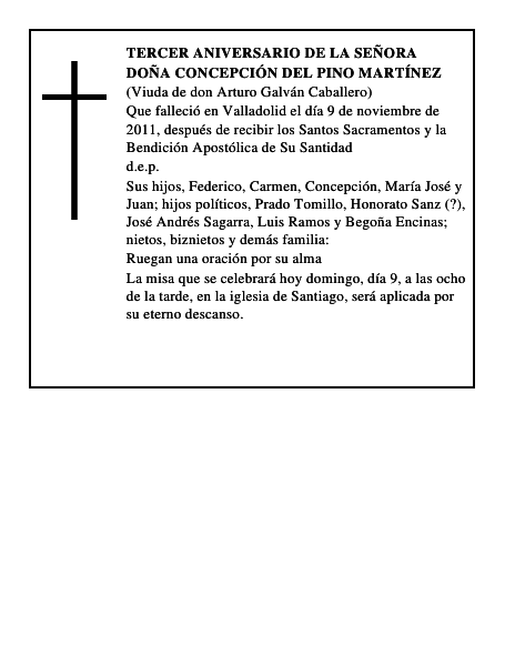 Doña Concepción del Pino Martínez